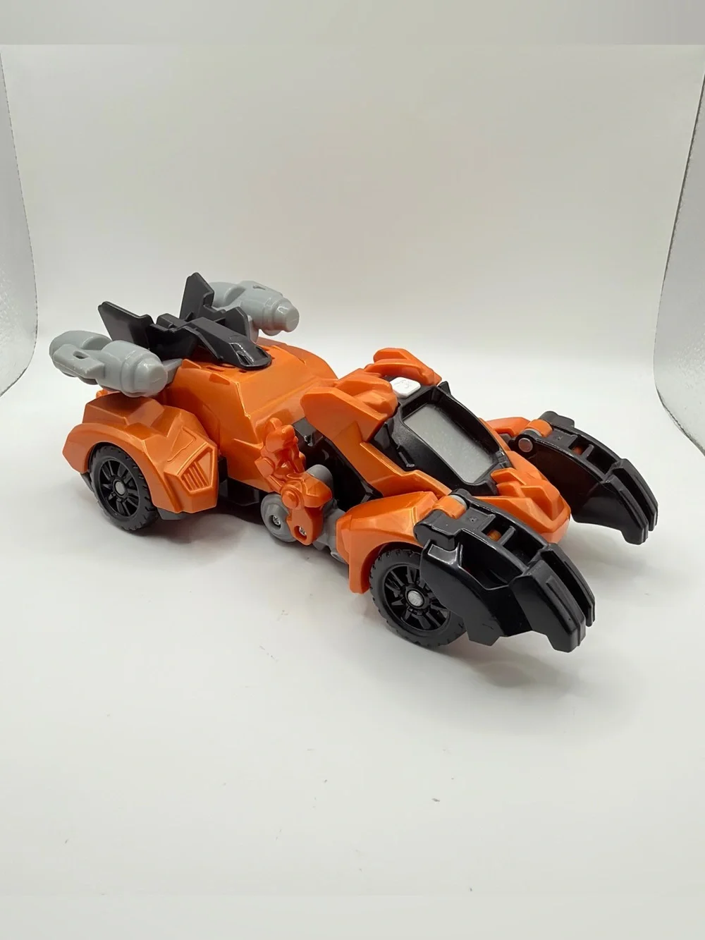 VTech Switch & Go T-Rex Race Car Transforming Light Effects LCD Screen works